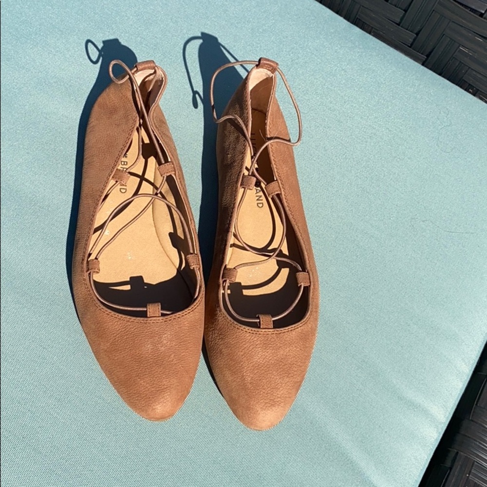 Lucky brand Ballerina flats light brown 8.5